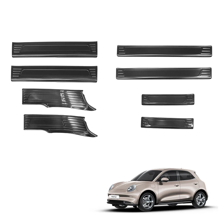 Door Sill Guard for Ora Good CAT Accessories Stainless Steel Door Guard Protection Plate for GWM ORA 03 Interior Accessory