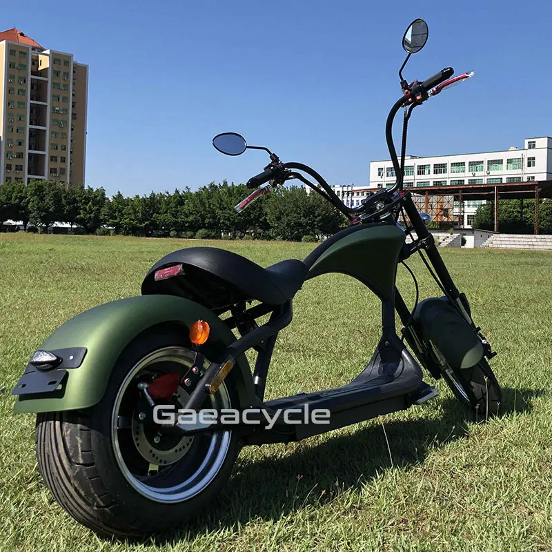 Голландский склад M1 Citycoco 2000 Вт Электрический скутер с сиденьем и литиевой батареей 20 Ач