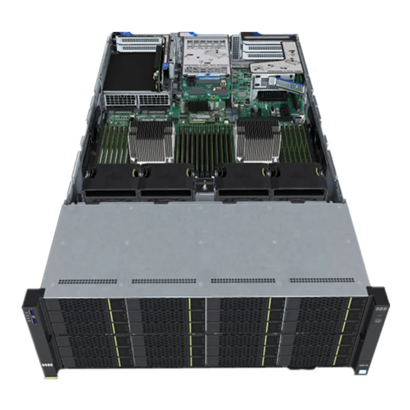 FusionServer 5288 V5 4U Rack Server | 2x Intel Xeon Scalable | 48x HDD Hot-Swap | 8x NVMe SSD | 24 DDR4 | Data Tiering Platform
