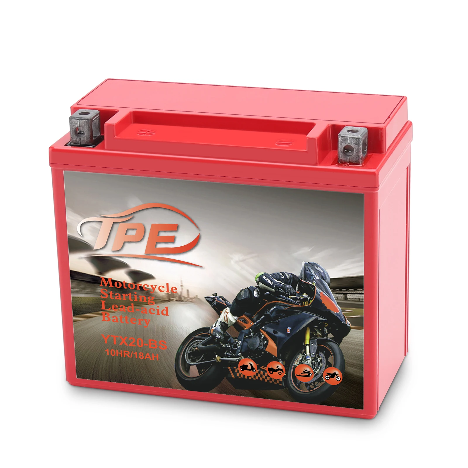 Lead Acid Battery YTX20-BS 12V Battery-AGM Battery+Maintainer for Motorcycle , Electric Bike , Scooters & Powersport Vehicles.