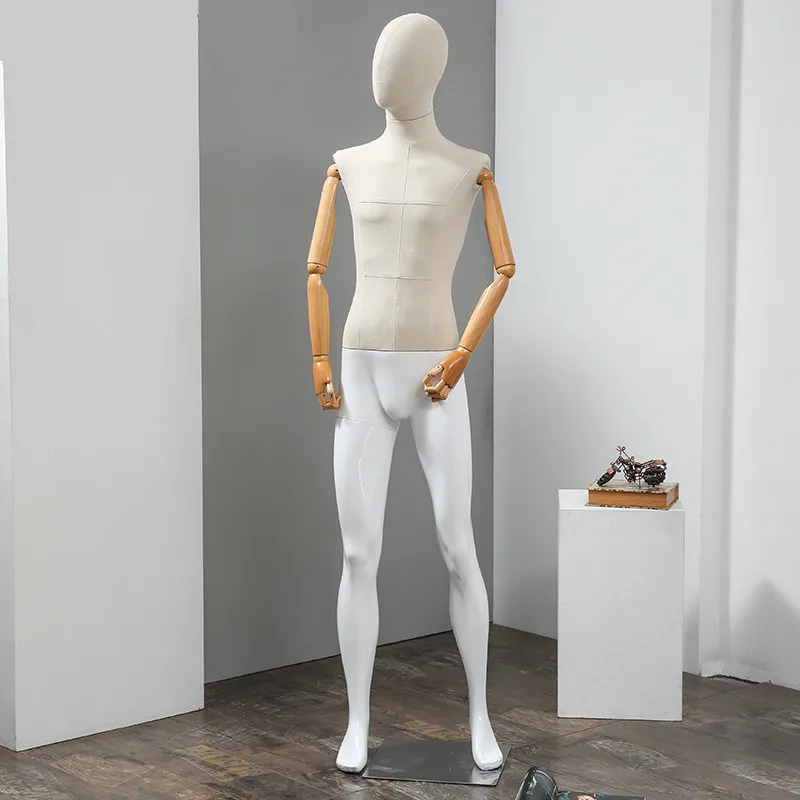 sitting male clothing mannequin full body