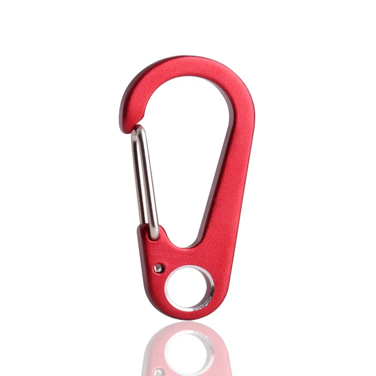 45mm Colored Stainless Steel Carabiner Clip And Hook Snap Hook
