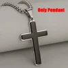 Pendentif argent noir