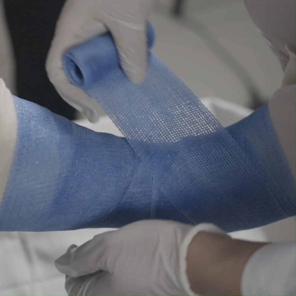 Ansen Medical Oem Orthopedic Surgical Polymer Fiberglass Casting Tape