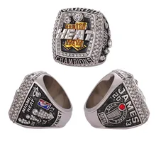 2013 Miami Heat James Championship Ring Men's Alloy Diamond Jewelry Fashion Classic Ring Custom Wholesale
