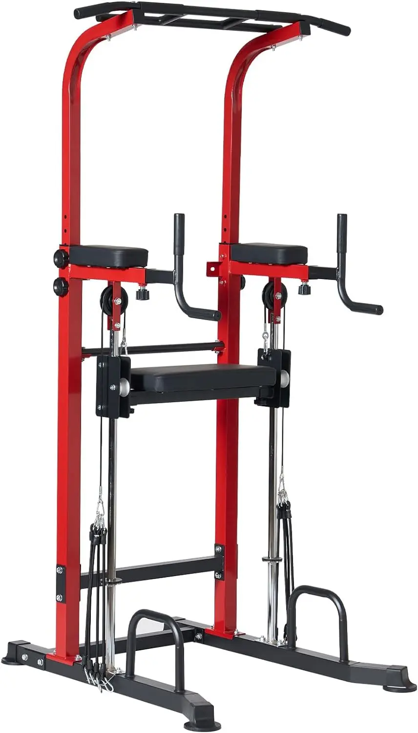 pull ups power tower with weights