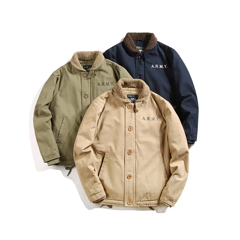 mens warm bomber jacket