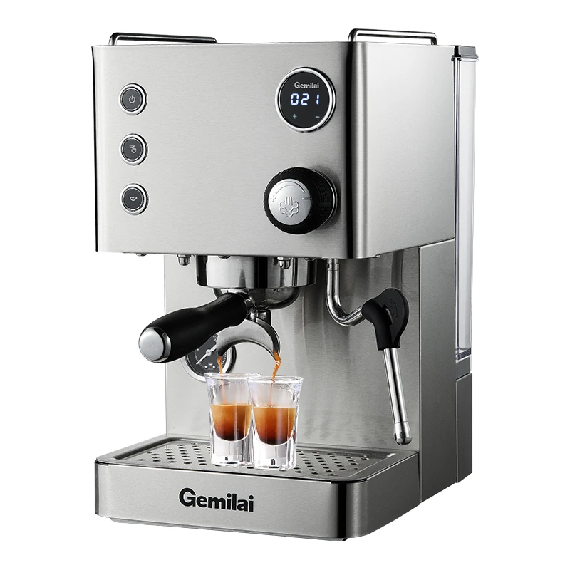 Gemilai G3007Z Private Label with Dual Boiler Pump Multifunctional Professional Electrical Household Espresso Coffee Machine