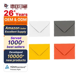 Recyclable Kraft Paper Envelope White C5 C6 Size Wedding Invitation Greeting Card Gift Wrapping Mailing Envelope for Business