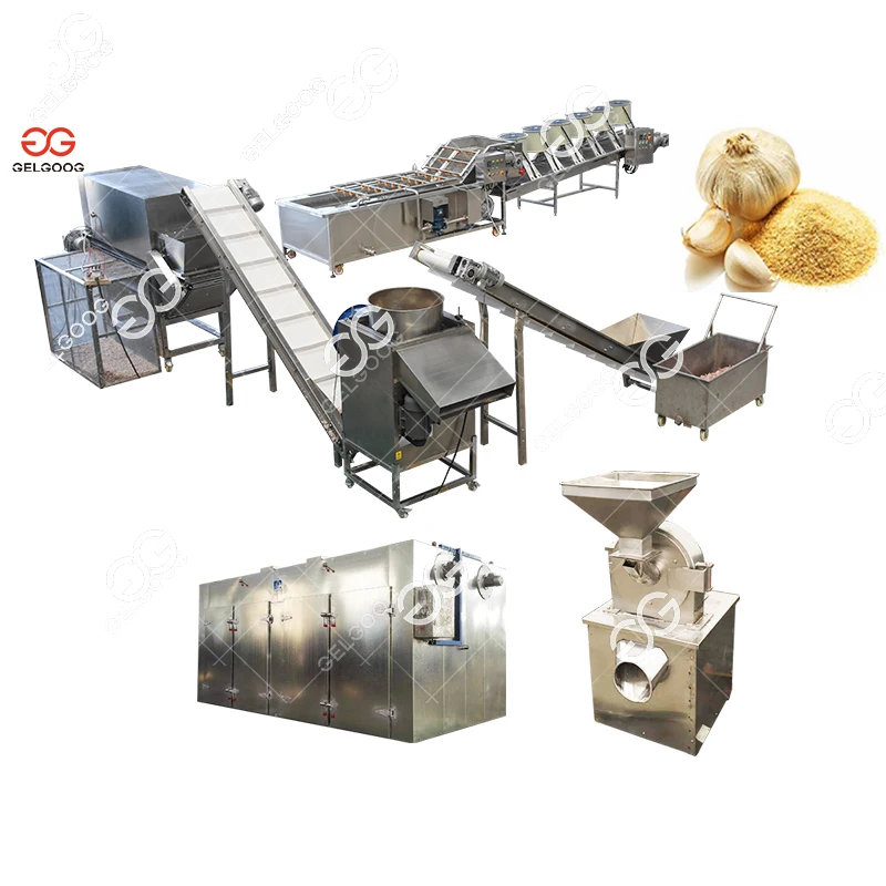 Gelgoog Manufctring Automatic Garlic Powder Processing Plant Garlic Powder Production Line Drying Machine