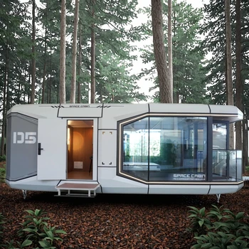 Modern Tiny House Steel Furniture Capsule for Living Room Application Made From Sandwich Panels