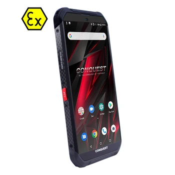 CONQUEST S21 Android ATEX IoT solution NFC infrared mobile rugged cell phones rogers 4G 5G for petroleum oil factory and develop POC walkie talkie