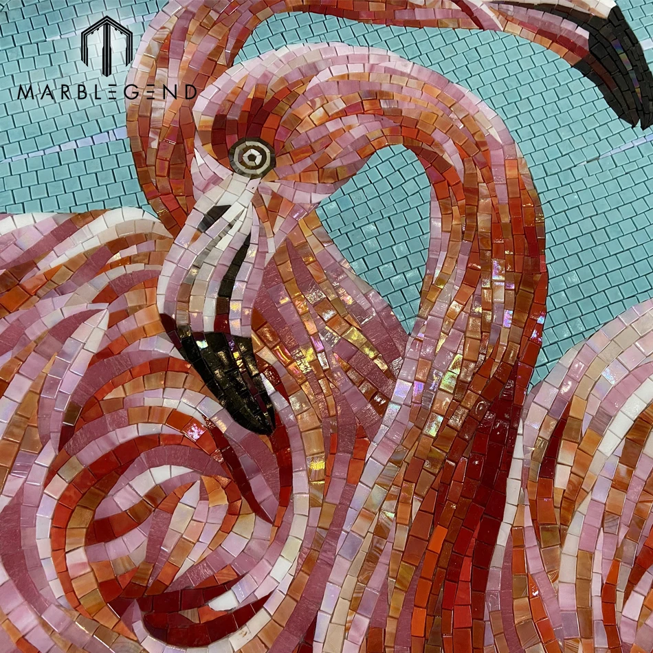 Verre Pierre Naturelle Résine Mosaïque Pink Mix Verre Pierre Naturelle Résine Mosaïque Pink Mix