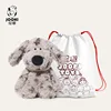 Bolsillo con paquete de perro Danny con manchas grises