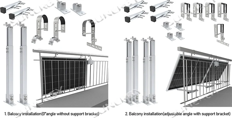Home Fitting Balcony Solar System Kit 800W 400W 600W Panneau Solaire ...