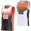 White and Black and Orange