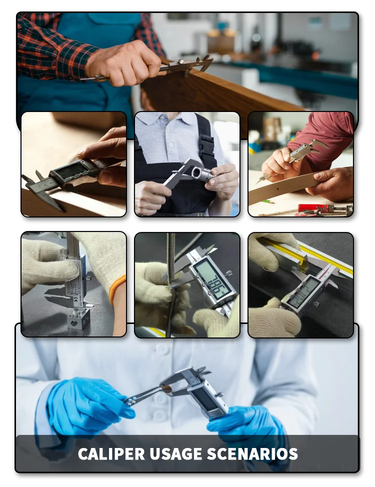 Large Lcd Screen Stainless Steel Micrometer Calipers Electronic Digital