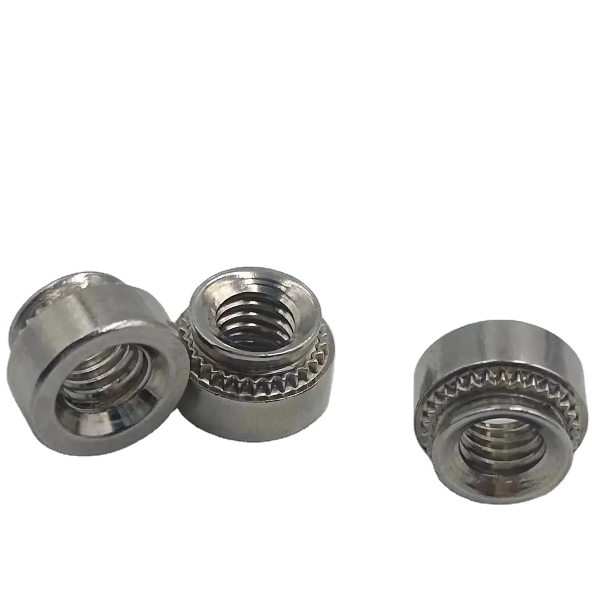 Durable M5 Thread 304 Stainless Steel Riveted Sheet Metal Clamp Nuts Type Various Automotive Industry Applications GB