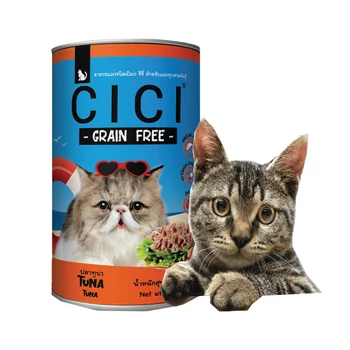 CICI Dry Wet Food 400G Grain Free Cat Food Enriched Vitamin And Omega 3&6 From Fresh Fish Food For Cat