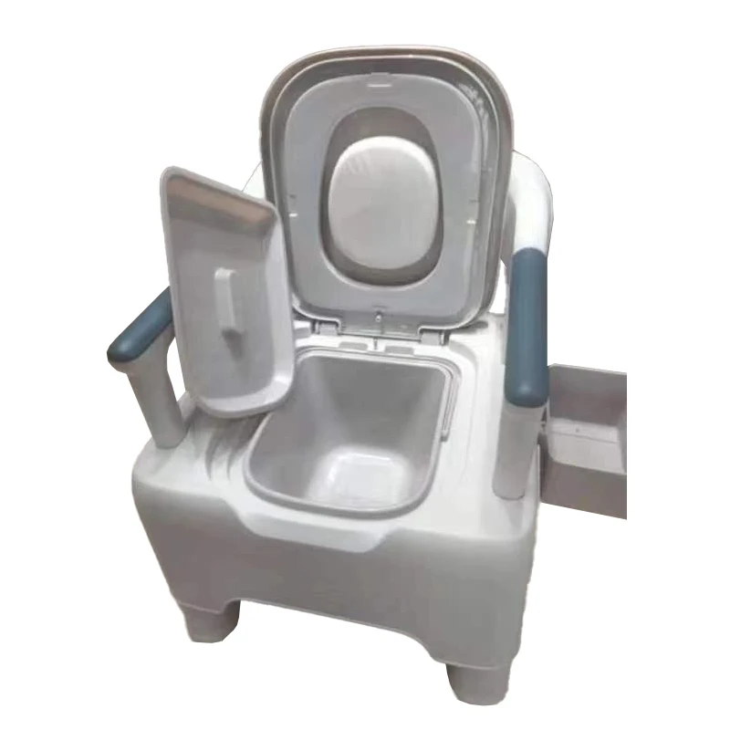 Recommend Health Care Shower Commode Toilet Chair Hygiene For Elderly With Bedpan