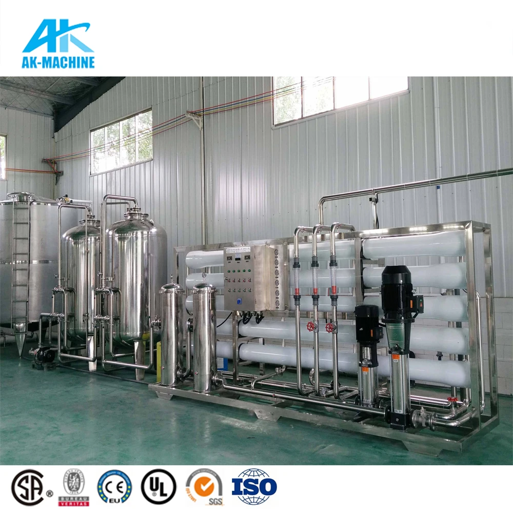 Small Plant Scale Water Production Line Bottled Water Pre Treatment Machinery Water Purification Machine System