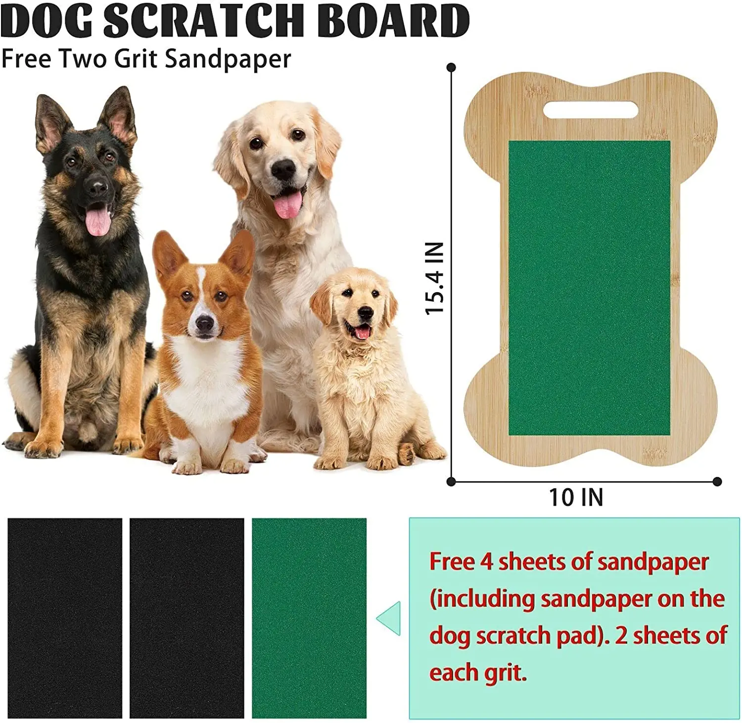 Wdf Food Contact Dog Scratch Pad Board Pat Mat File Board Toy