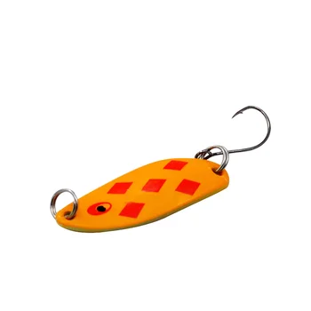 CHEERY Metal Midwater Trout Fishing Spoon Lure Hooks Printed New Design for Freshwater Fish Carp River Lake Stream Use Model – Metal Jig – view 3