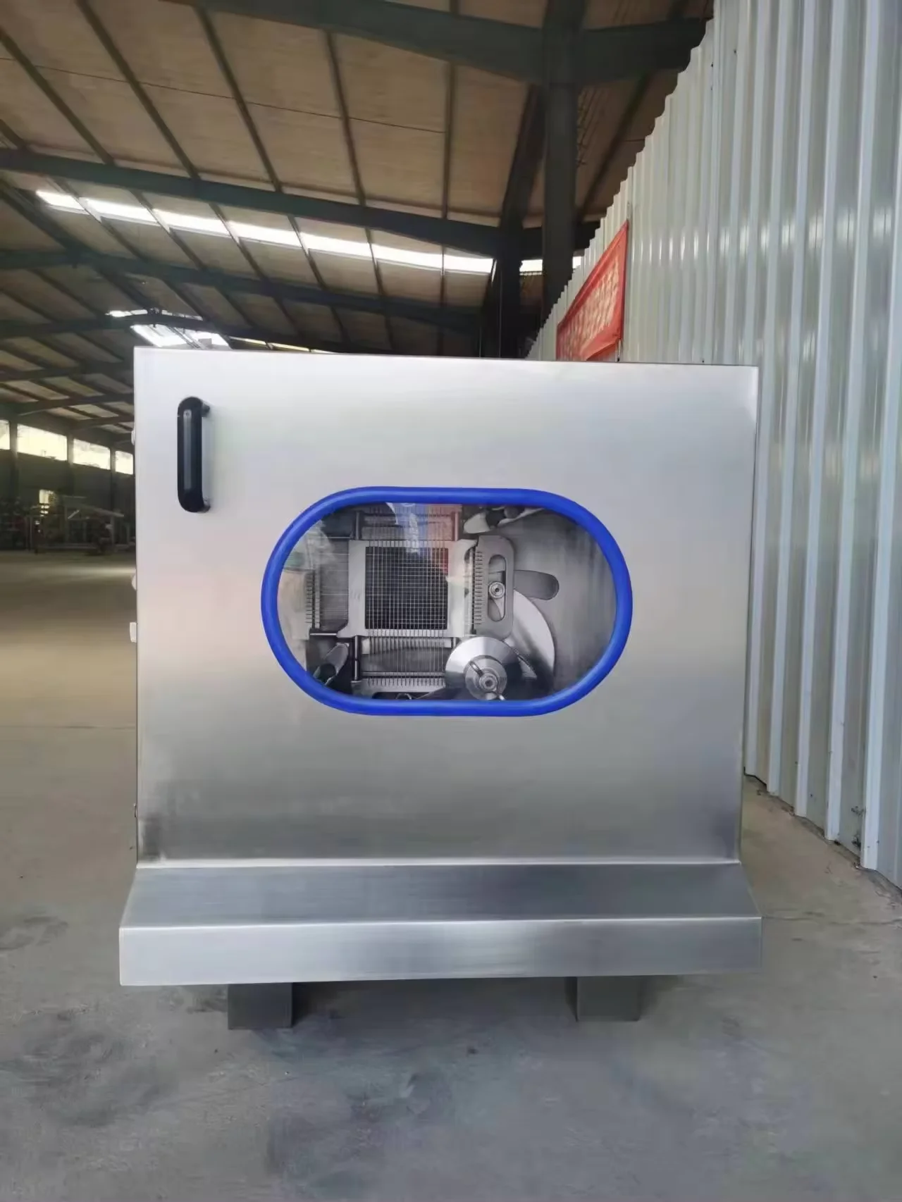 Automatic Frozen Meat Dicing Machine Electric Industrial Beef Dicer Fast Frozen Meat Cube Cutting Machine Frozen Chick Beef
