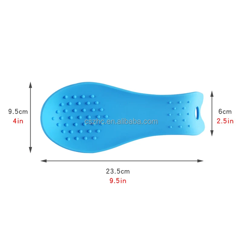 product wholesale customized silicone kitchen utensil rest ladle spoon holder for stove top-3