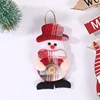 Brown Christmas snowman