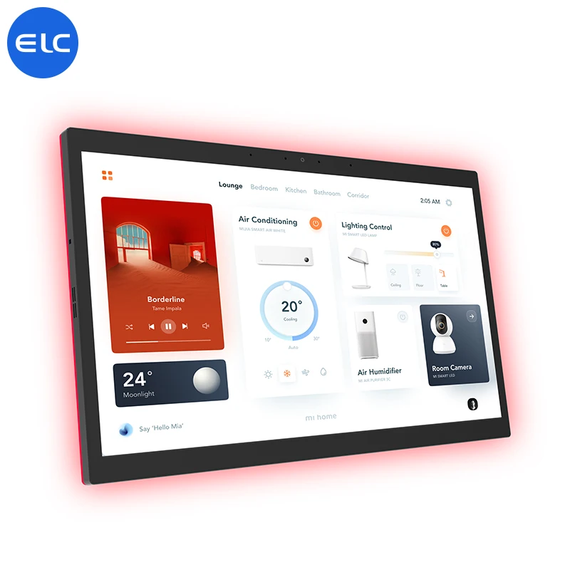 Home Automation Controller Solutions 15.6 Inch POE Relay Touch Screen Android System Tablet