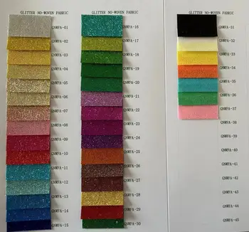 color glitter no-woven fabric