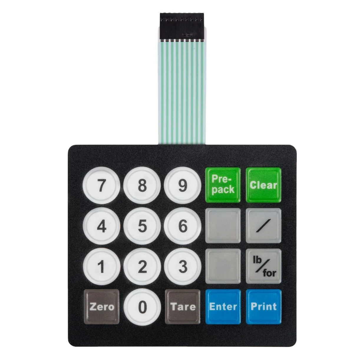 Пользовательская тисненая тактильная кнопочная клавиатура с металлическим куполом для электронной машины