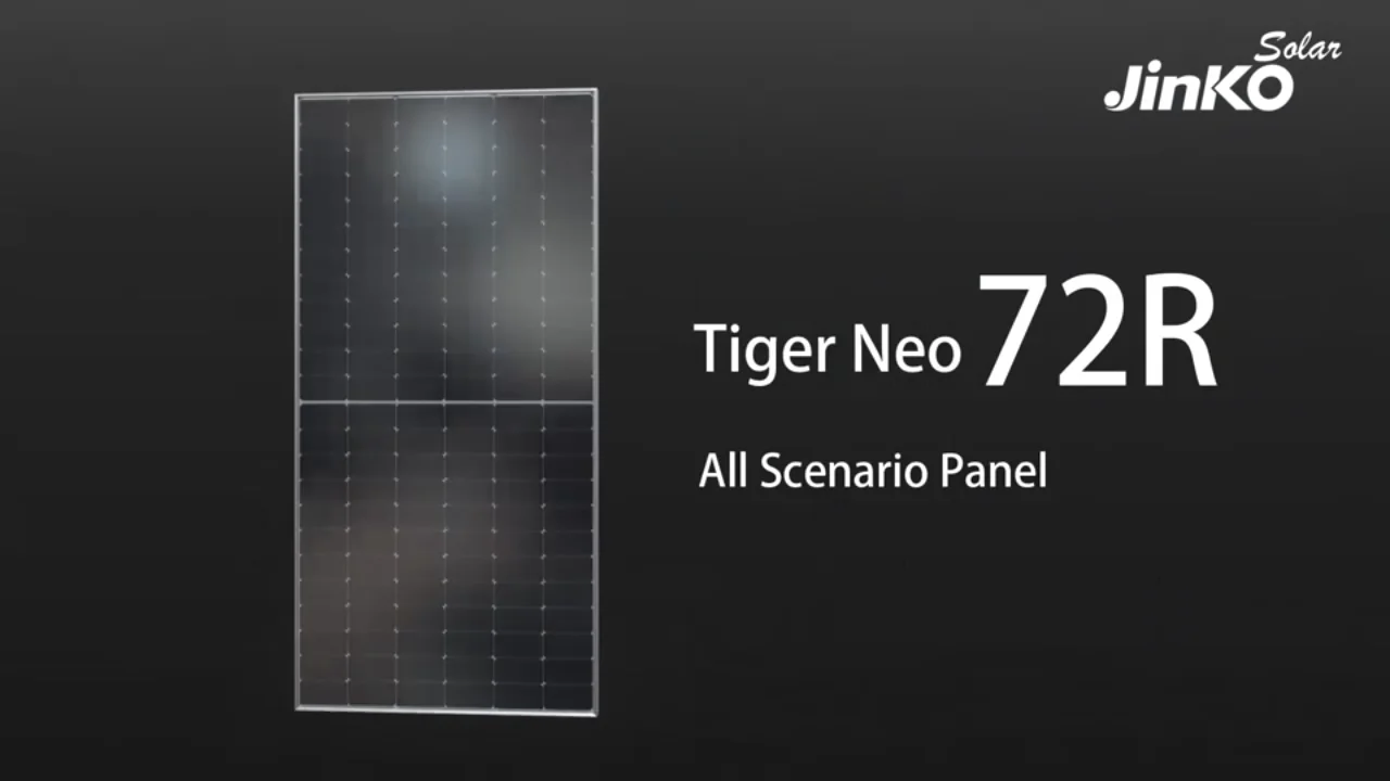 Higher Efficiency Jinko Tiger 440w N-type Half Cell All-black Pv Module ...