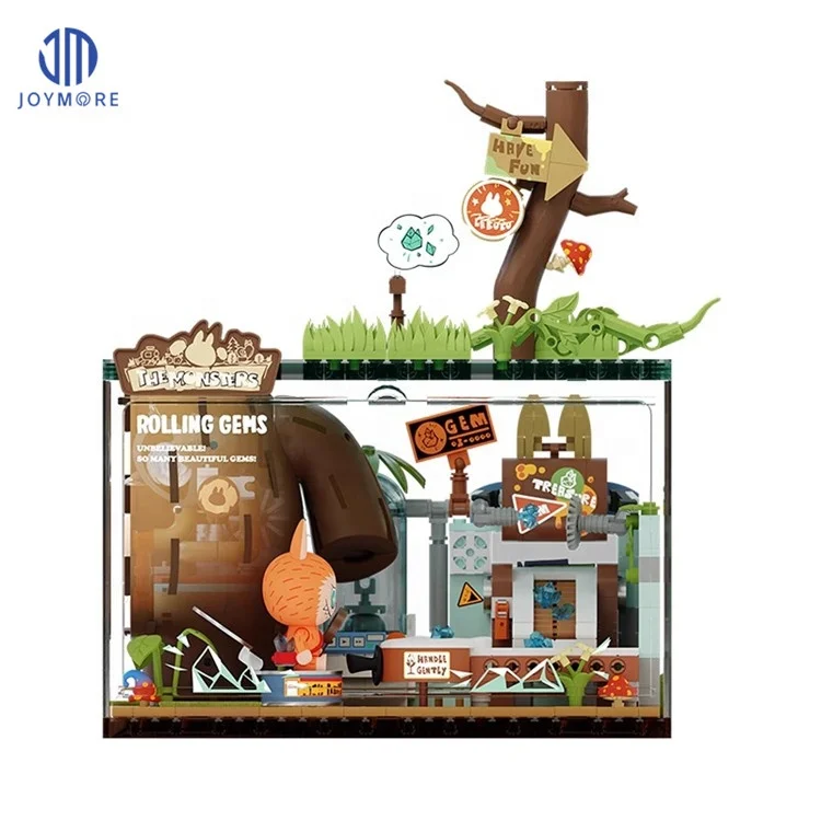 JM Original POP MART the Monster Forest Secret Base POP Blocks