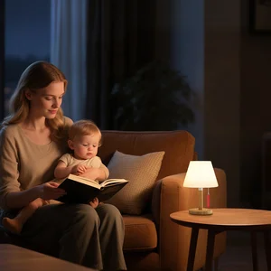 Type-C Chargin Desk Reading Lamp for Kids Room Living Room Table Lamp Rechargeable  Led Table Light