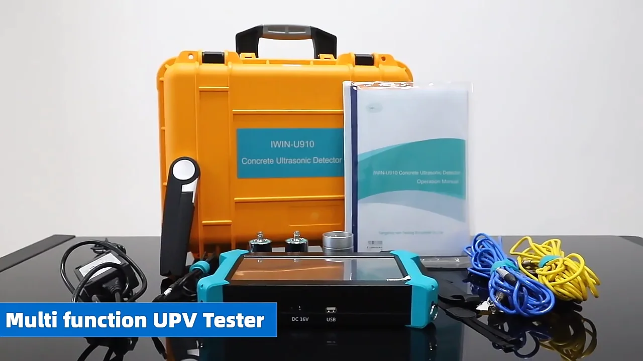 Ultrasonic Pulse Velocity Test Apparatus Upv Test Equipment Pundit Test ...