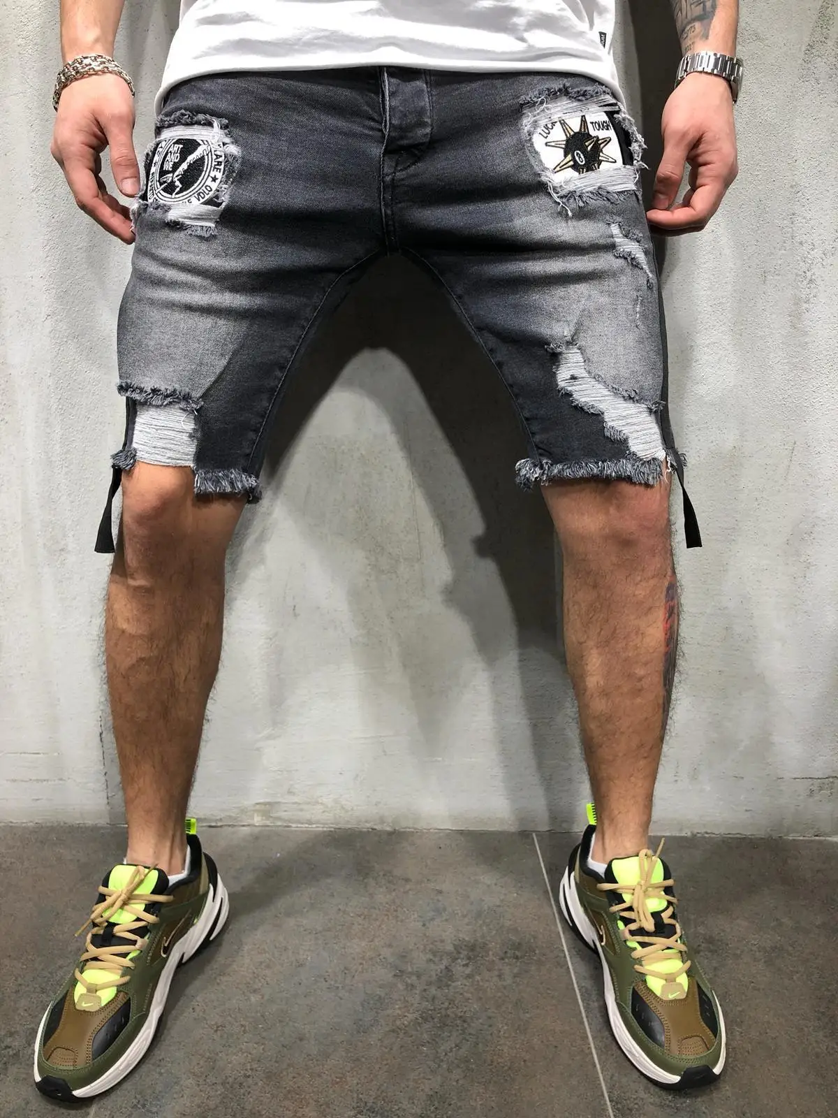 stylish mens jean shorts