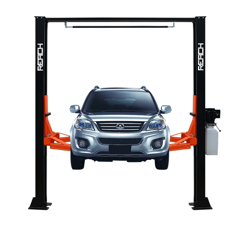 4T Two Post clear Floor Car Lift with CE
