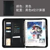 A4 black 8 digit calculator + sticky notes + 10 transparent bags
