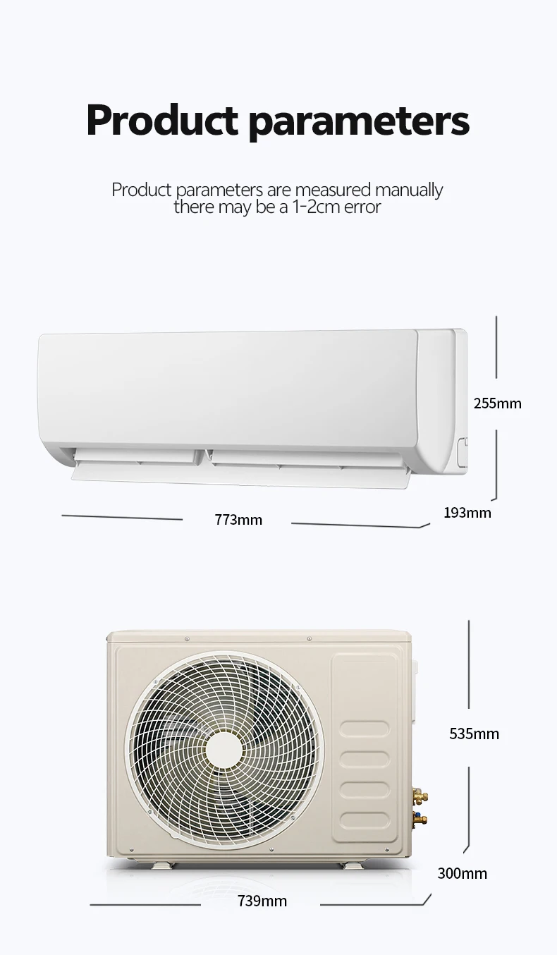 Split Air Conditioner, 9000BTU, 1HP, R32, Inverter - detail 14