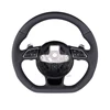 buttons+big paddles+perforated leather