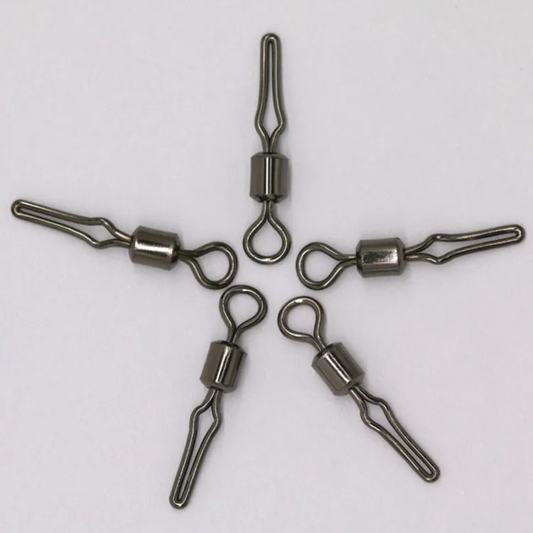 Saltwater Fishing Swivels With Side Line Clip Rolling Swivel Fishing