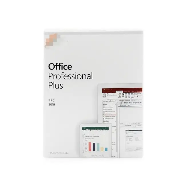 Office Pro 2019 Plus- product key  life 1-PC factory seal