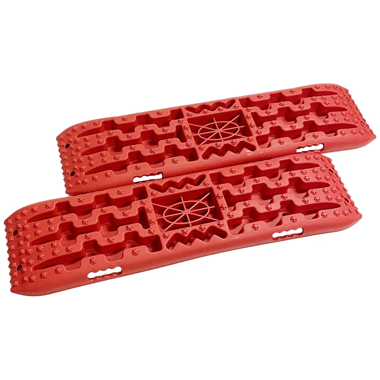 10Ton 4WD Recovery Traction Tracks with Bag Red Traction Boards 2 Pcs ...