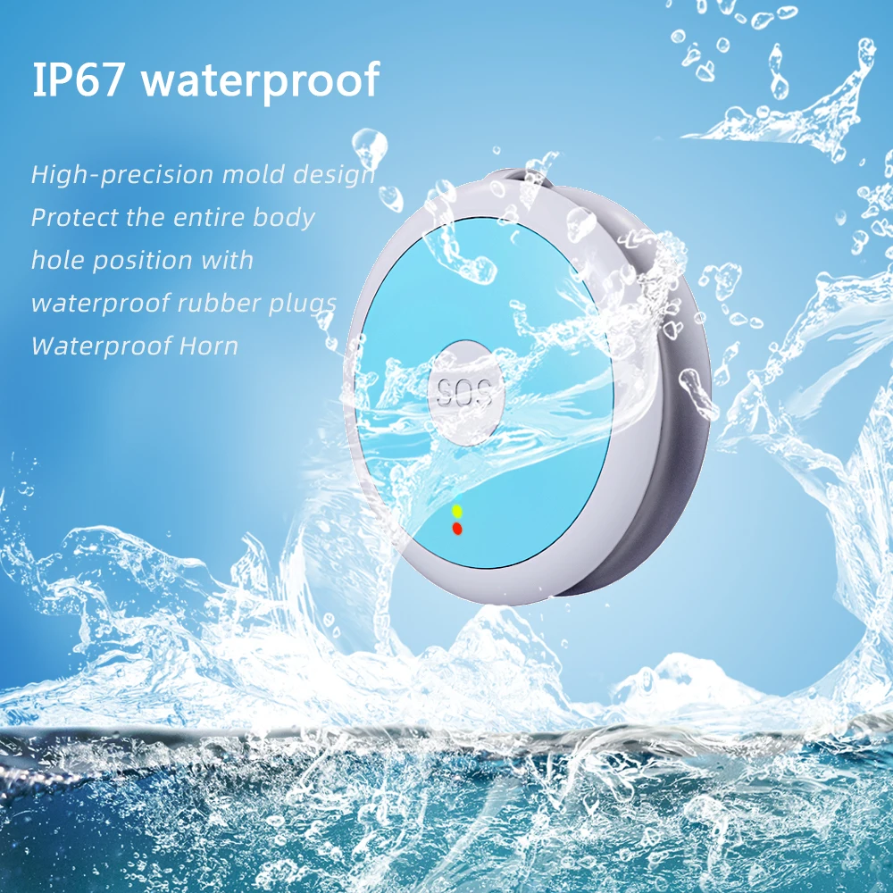 Portable GPS Locator G53 4G SOS Panic Button Bracelet Calling Mini GPS Child Tracker for Children Elderly