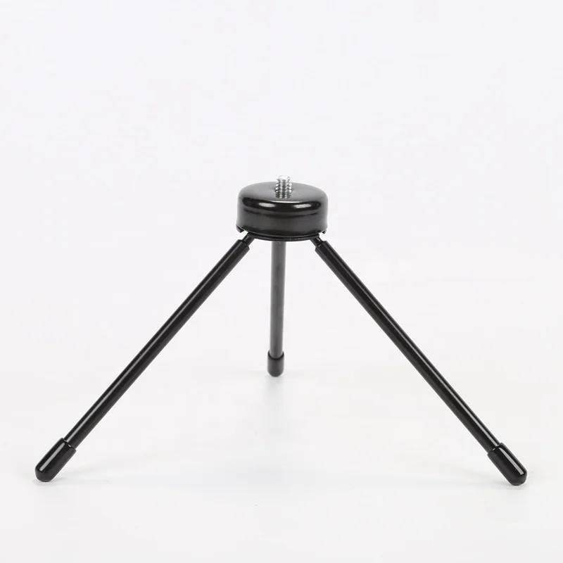 14cm Ring Light Mobile Phone Camera Tripod Light Stand Lightweight Smart Phone Tripod Iron Selfie Stick Foldable Mini Tripod