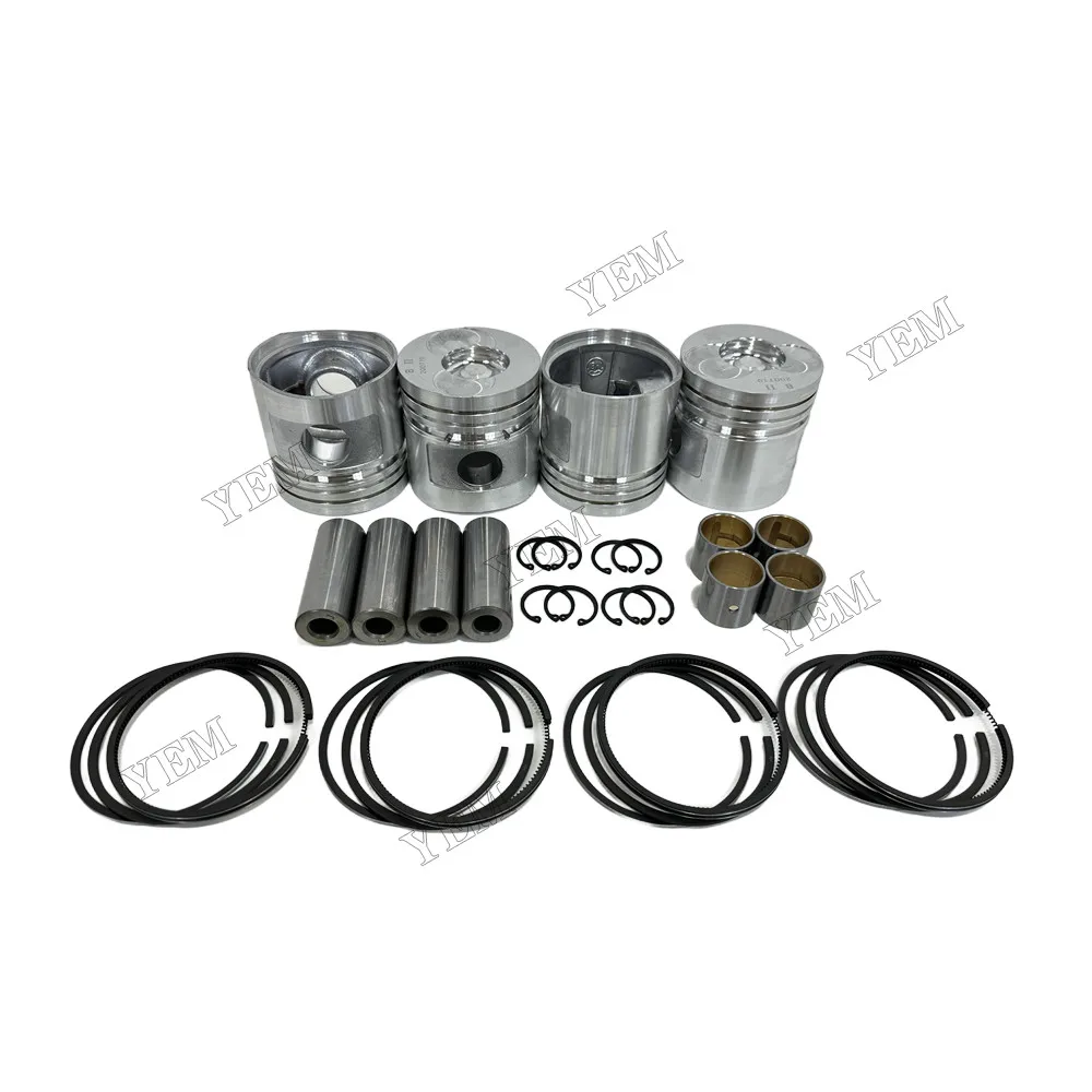Piston Set With Rings Fit for Xinchai A490BPG Engine