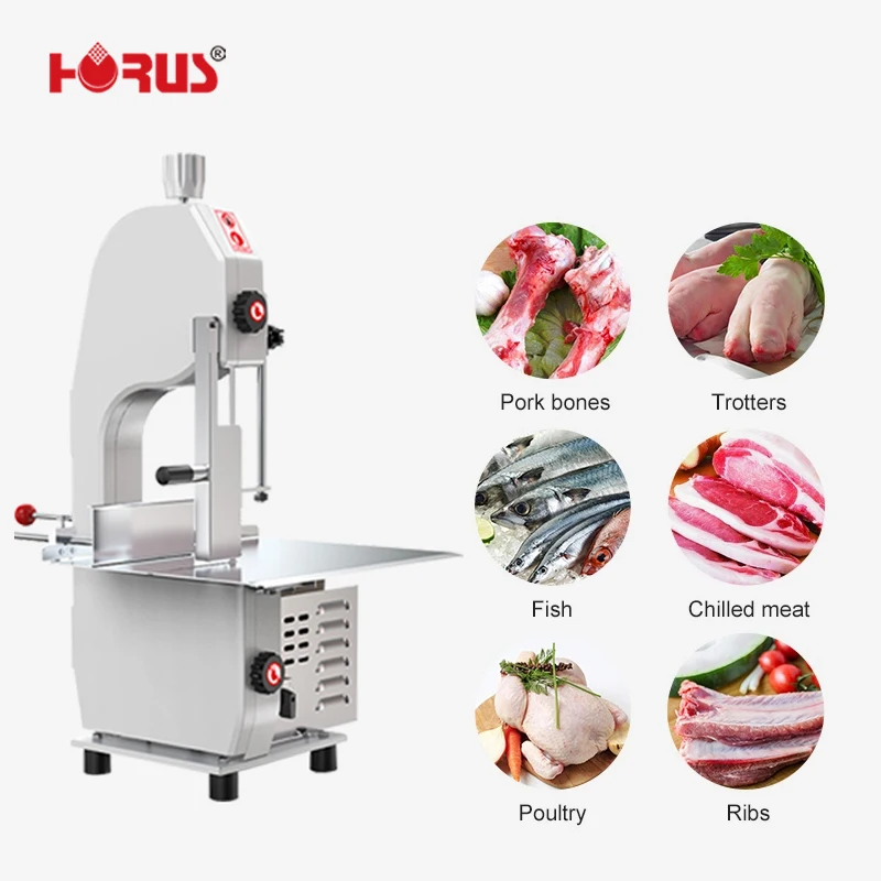 CE Certified Automatic Meat Fish & Bone Cutting Machine for Home Use & Restaurant Heavy Equipment with Motor Core Component
