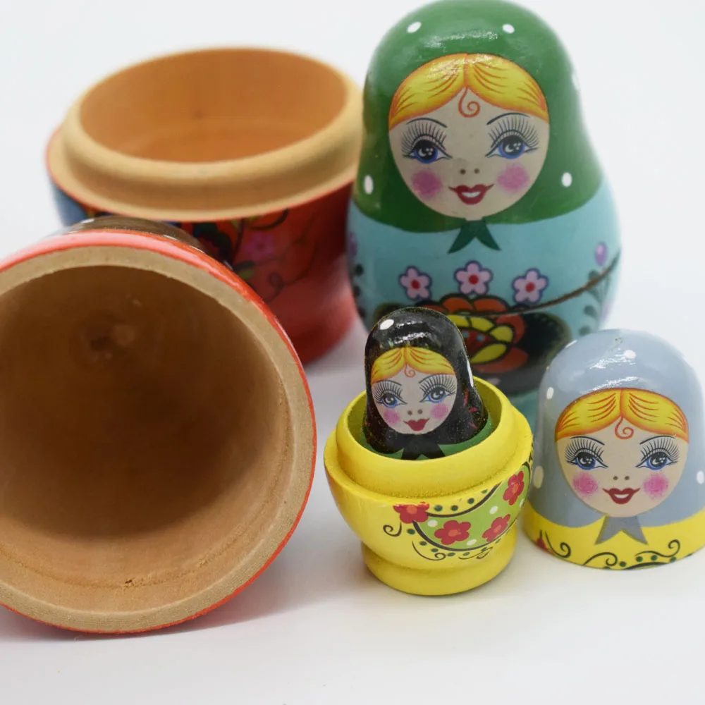 5 шт. детские куклы-матрешки